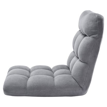 Golvstol med ryggstöd Fällbar soffstol 14 justerbara positioner