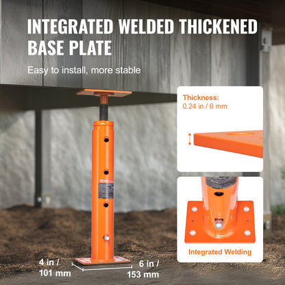 Adjustable Floor Leveling Post House Floor Leveling Lift 19"-36" Height Range