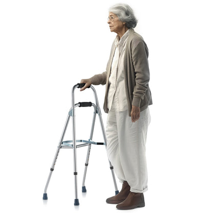 Folding Hemi Walker One Arm Mobility Walker for Senior &amp; Adjustable Height
