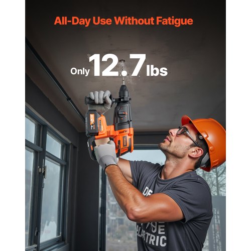 20 V SDS-Plus bürstenloser Akku-Bohrhammer-Satz, 1200 U/min, 4 Funktionen