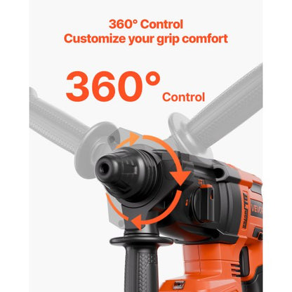 20V SDS-Plus Brushless Cordless Hammer Drill Kit 1200 RPM 4 Functions