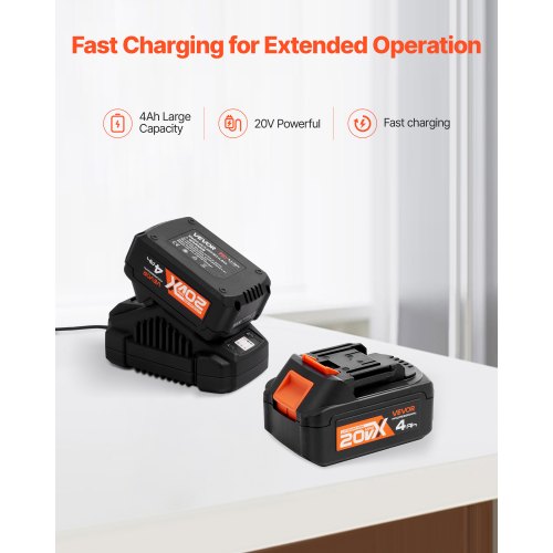 20V SDS-Plus Brushless Cordless Hammer Drill Kit 1200 RPM 4 Functions