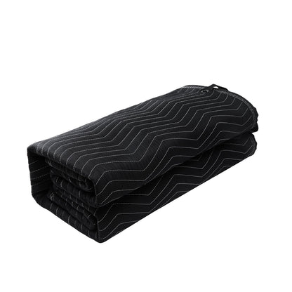 Schallschutzdecke, 244,8 x 203,2 cm, extragroße Studio-Schallschutzdecke mit Ösen, Lichtblocker für Türen, akustische Lärmschutzdecke, Studio-Schallabsorptionstuch, schwarz