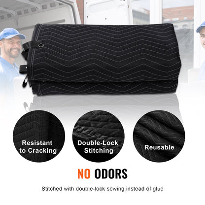 Sound Dampening Blanket, 96" x 80", Extra Large Studio Grommeted Soundproof Blanket with Grommets, Light Blocker for Door Acoustic Noise Blocking Blanket Studio Sound Absorption Sheet, Black