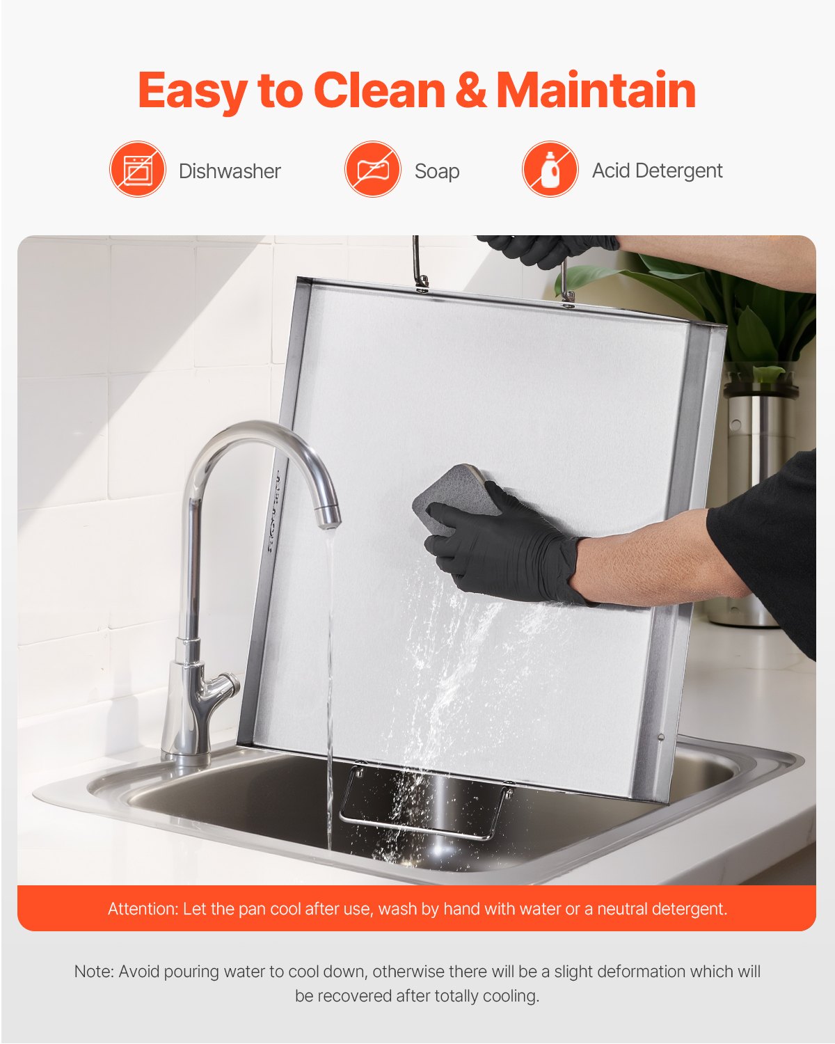 18x16 in Flache Edelstahl Barbecue Grill Universal BBQ Grill Pan Küchengeschirr