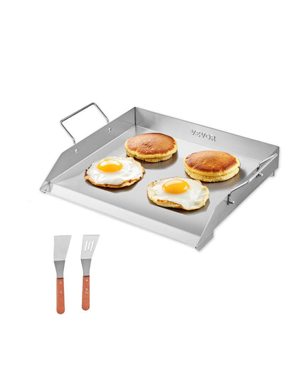 18x16 in Flache Edelstahl Barbecue Grill Universal BBQ Grill Pan Küchengeschirr