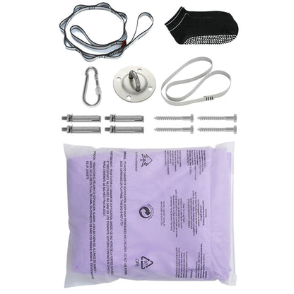 Sensorische Schaukel für Kinder, 2,8 m, Therapieschaukel für Kinder mit besonderen Bedürfnissen, Kuschelschaukel, Hängematte für drinnen und draußen, für Kinder und Erwachsene mit Autismus, ADHS, Asperger-Syndrom, sensorischer Integration, Lila