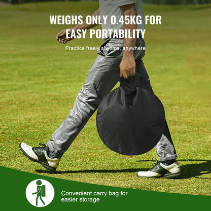 Golf Chipping Net, Pop Up Golf Practice Net, Portable Indoor Outdoor Home Golf Hitting Aid Net with Target and Carrying Bag, for Backyard Driving Training Swing, Gift for Men, Golf Lovers, Red