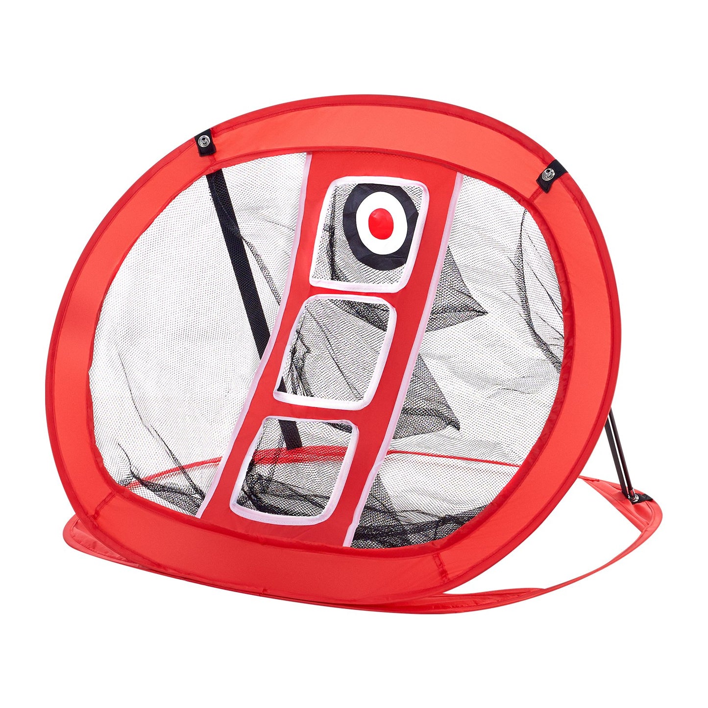 Golf Chipping Net, Pop Up Golf Practice Net, Portable Indoor Outdoor Home Golf Hitting Aid Net with Target and Carrying Bag, for Backyard Driving Training Swing, Gift for Men, Golf Lovers, Red
