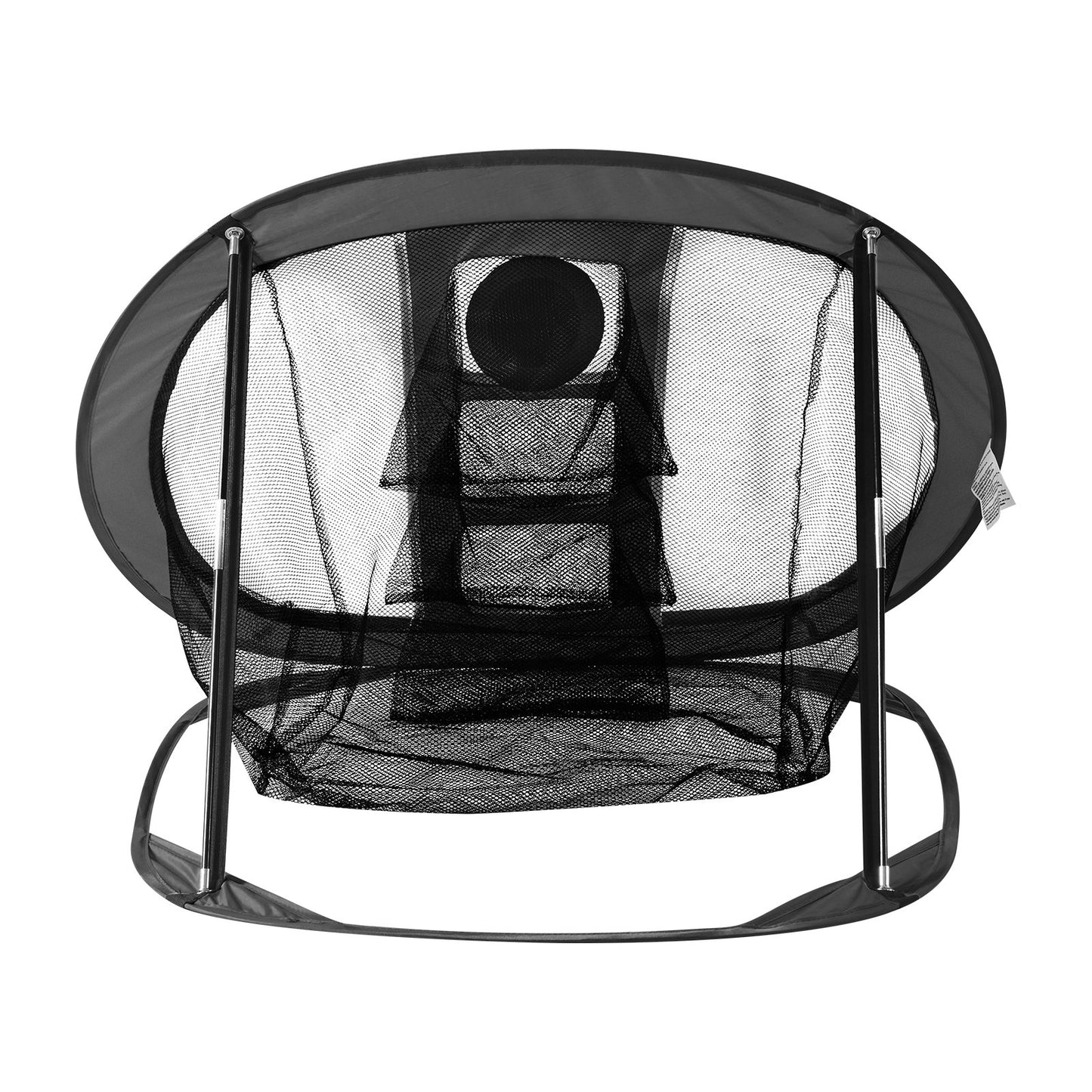 Golfchip-Netz, Pop-Up-Golf-Trainingsnetz, tragbares Golf-Schlaghilfenetz für drinnen und draußen mit Zielscheibe/Matte/Bällen/T-Shirt/Tragetasche, für den Trainingsschwung auf der Driving Range im Hinterhof, Geschenk für Männer, Schwarz