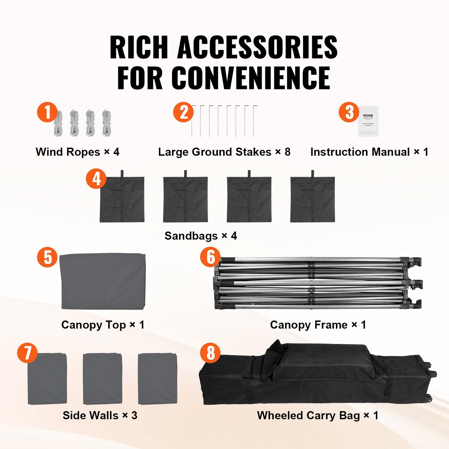 Pop Up Baldakin Tält Utomhus Lusthus tält 304,8 x 304,8 cm med sidoväggar mörkgrå