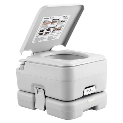 Tragbare Toilette Spülung Reise Camping 3,2 Gal Kommode Töpfchen Outdoor Indoor