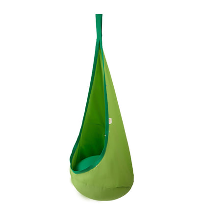 Kids Pod Swing Seat Hängmatta stol med LED-ljus Strängar 120 lbs