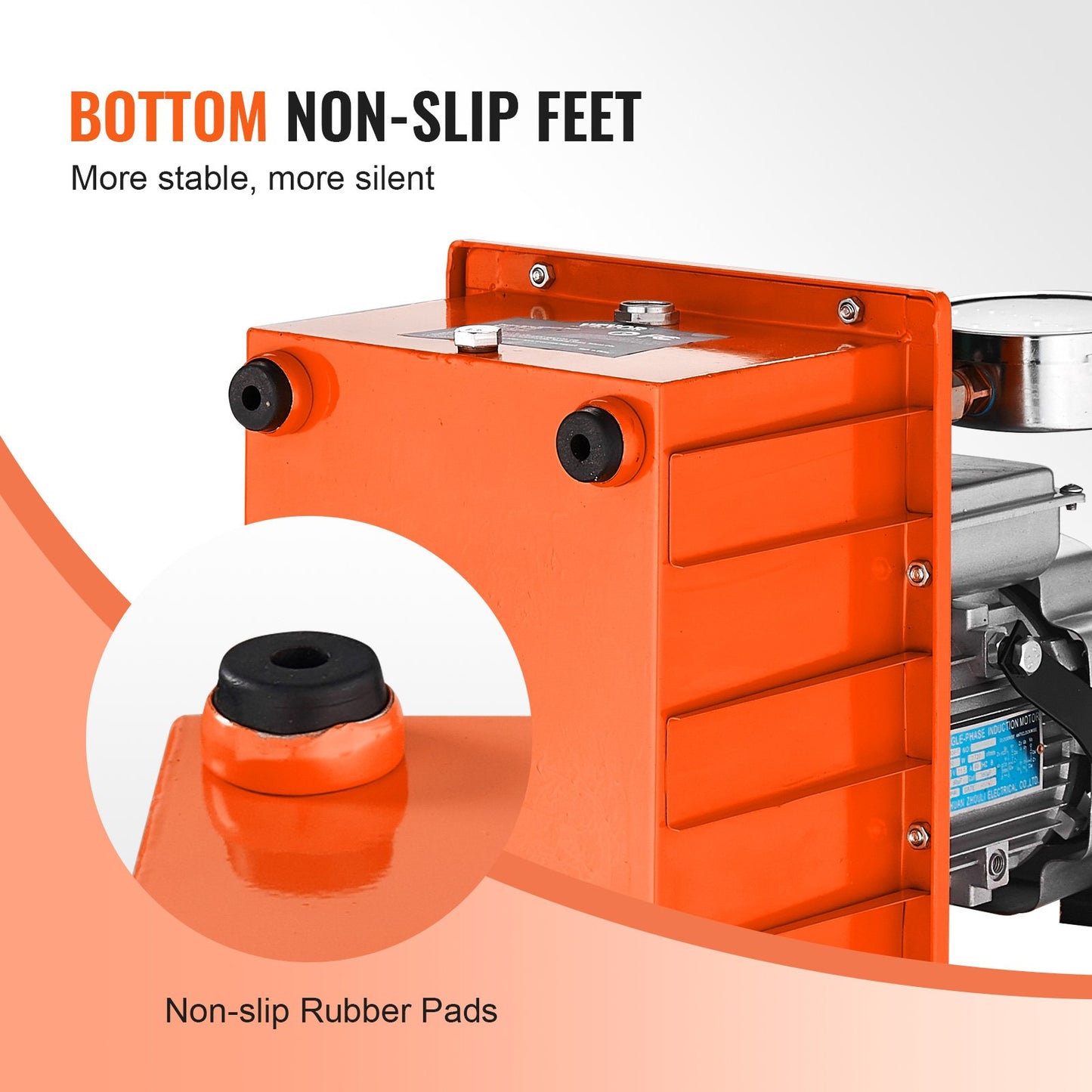 Electric Hydraulic Pump, 10000 PSI 750W 110V 488 in³/8L Capacity, Single Acting Solenoid Valve, Electric Driven Hydraulic Pump Power Pack Unit with Pedal Switch for Punching/Bending/Jack Machine