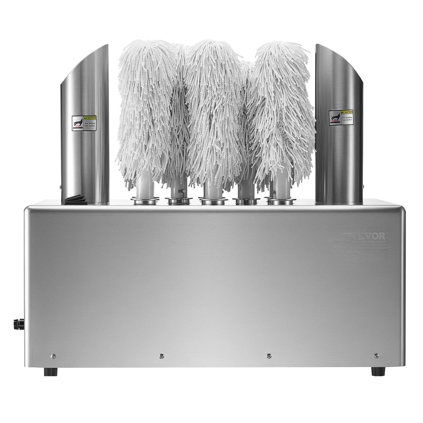 Wine glass polisher 8-brush polishing machine 660 cups/h for bar restaurant