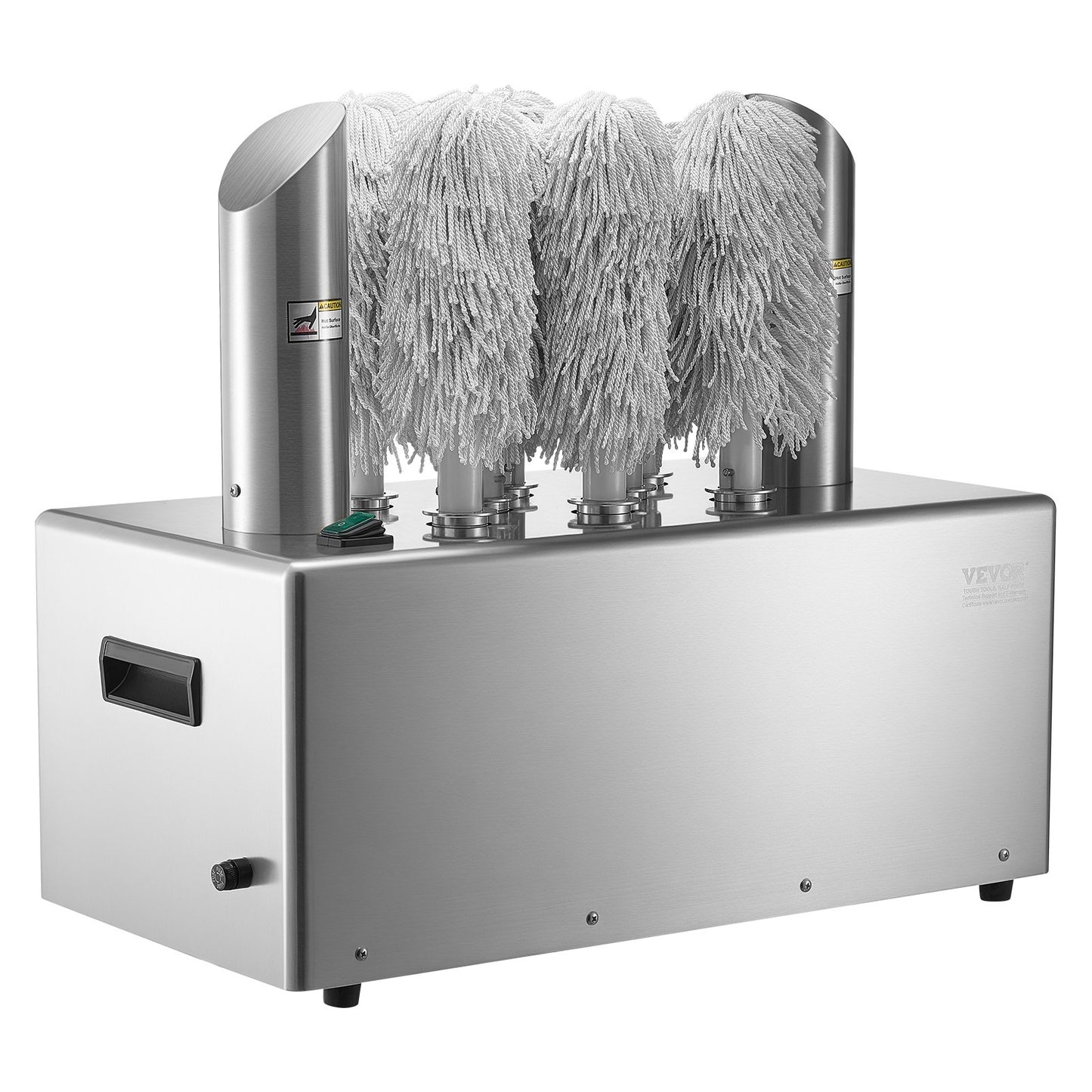 Wine glass polisher 8-brush polishing machine 660 cups/h for bar restaurant