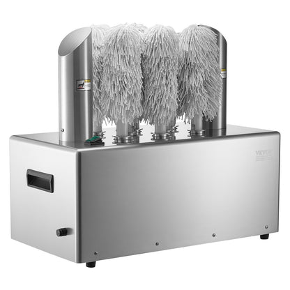 Wine glass polisher 8-brush polishing machine 660 cups/h for bar restaurant