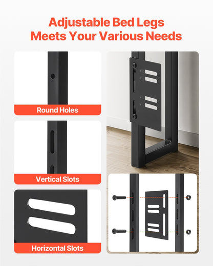 Sänggavel för King Size Säng Sänggavel med Hylla och Laddstation