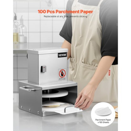 6 Inch Electric Pizza Dough Press Machine Commercial Pizza Dough Press