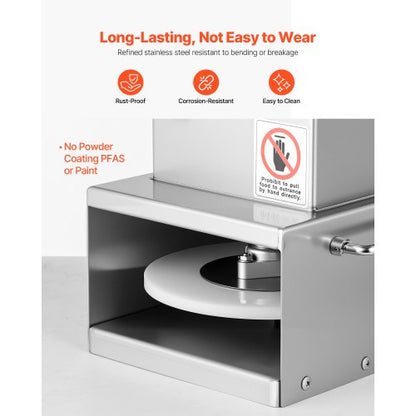 6 Inch Electric Pizza Dough Press Machine Commercial Pizza Dough Press