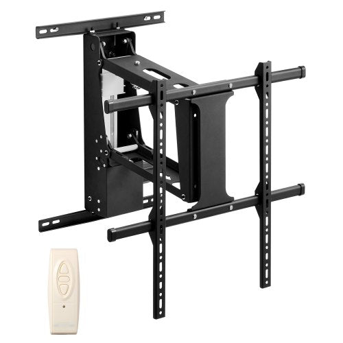 Motorized TV Wall Mount, TV Mount for 32 to 65 Inch TV, Electric Adjustable Ceiling TV Mount, Motorized Flip Down TV Mount Bracket with Max VESA 24 x 24 in, Fits TVs Up to 88 lbs