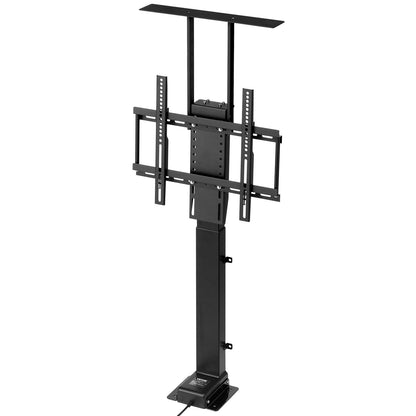 Motorized TV Lift Stand, 132 lbs max Load Adjustable TV Lift Stand Mount Bracket, Vertical Electric TV Bracket with Remote Control, for 32-55 in (Not in Cabinet) / 32 - 50 in (in Cabinet) TVs