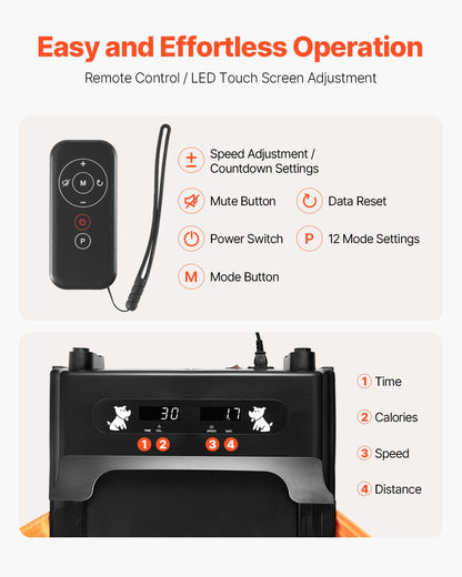 Hundelaufband für mittelgroße Hunde bis 220 lbs elektrisches Laufband für Haustiere