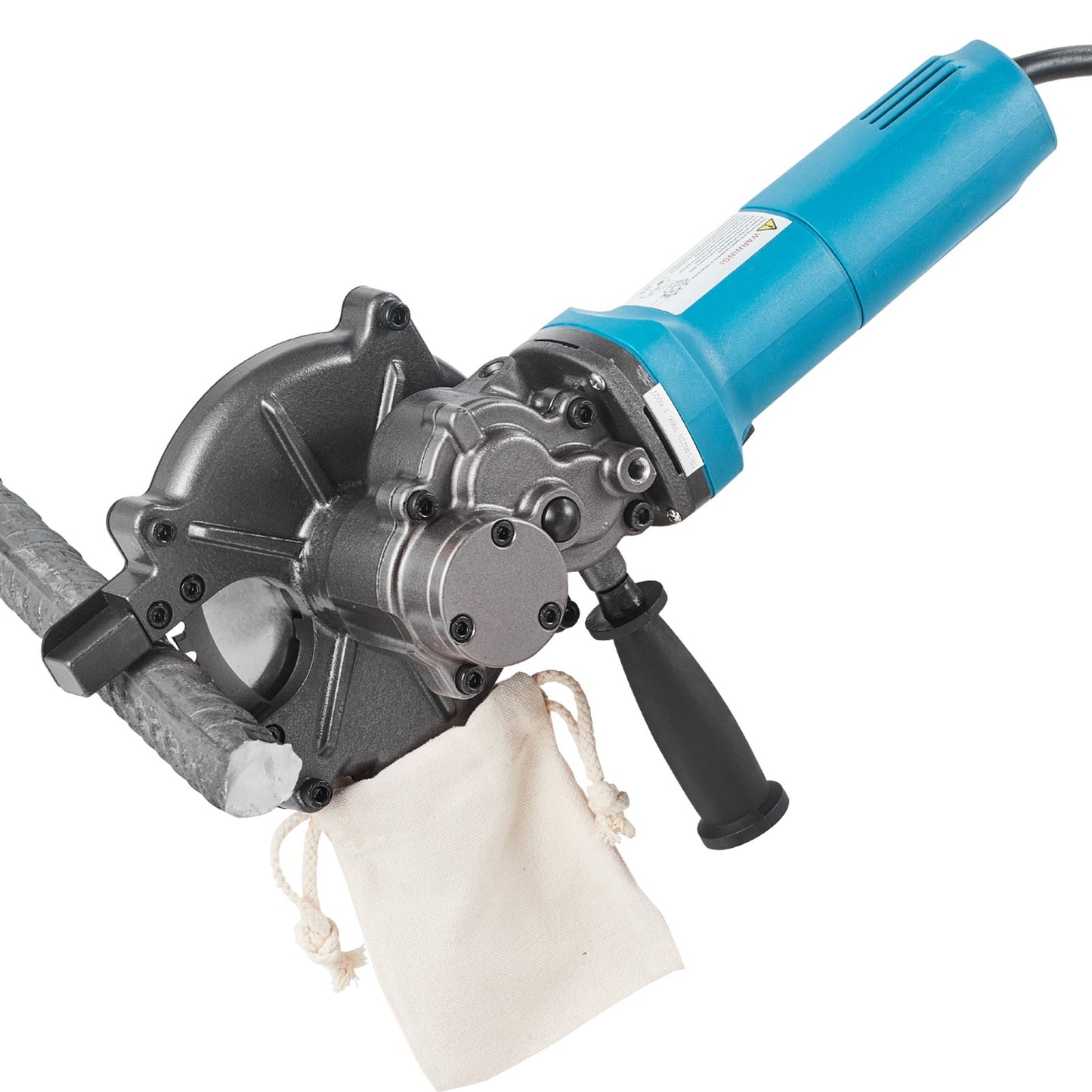 Elektrischer Bewehrungsschneider mit 1100 W, schneidet bis zu 3/2 Zoll (4–40 mm)