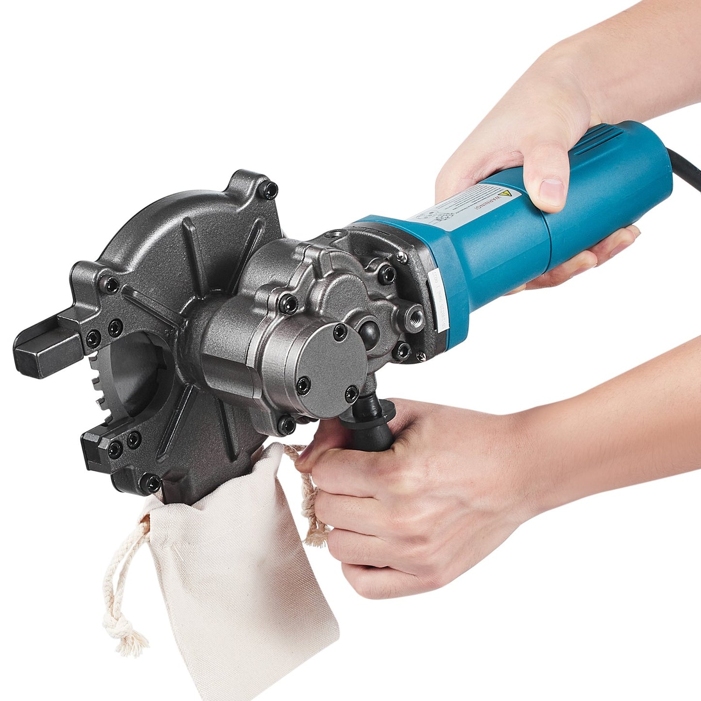 Elektrischer Bewehrungsschneider mit 1100 W, schneidet bis zu 3/2 Zoll (4–40 mm)