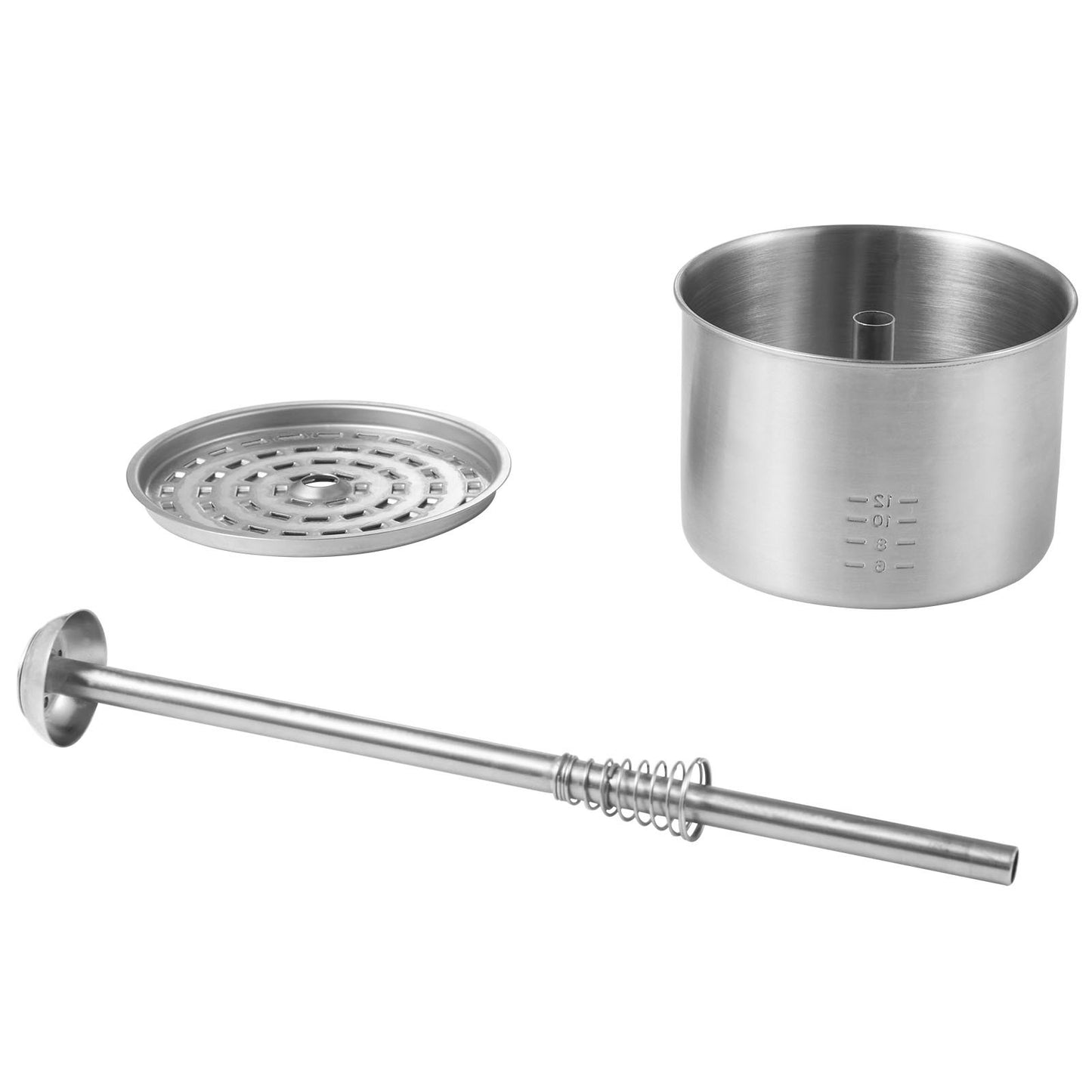 12-Cup Electric Percolator Coffee Pot, 304 Stainless Steel Coffee Percolator with Keep Warm Function & Heat-Resistant Handle, Classic Coffee Maker, Quick Brew & Easy-Pour Spout, Silver