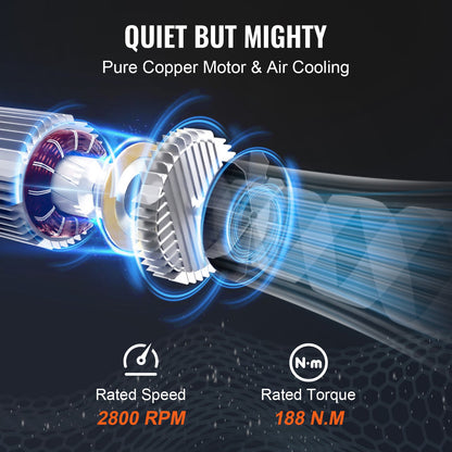 Electric Hoist Crane Winch 1320 lbs 328 ft Wireless &amp; 14 ft Wired Remote