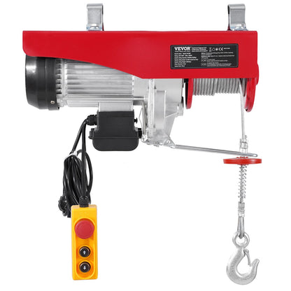 Electric hoist crane winch 2640 lbs with 14 ft wired remote control 230V