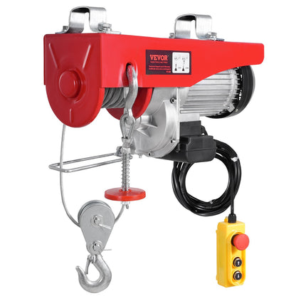 Electric hoist crane winch 2640 lbs with 14 ft wired remote control 230V