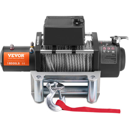 Elektrische Seilwinde für Lkw, 8,7 kg, Stahlkabel, IP65, wasserdicht, Fernbedienung