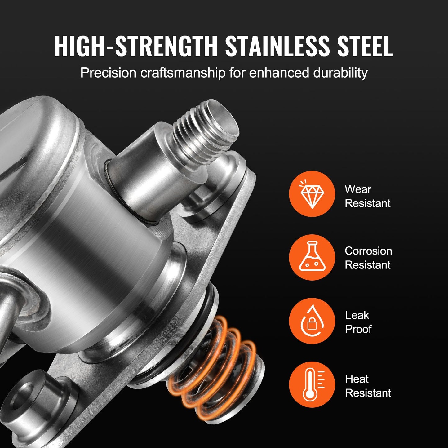 Högtrycksbränslepump 50-80 L/h Flödeshastighet 0,5 Mpa Tryck för Buick Lacrosse, Regal, Verano, Chevrolet Captiva Sport, Equinox, Impala, Malibu, Gmc Terrain 2010-2017