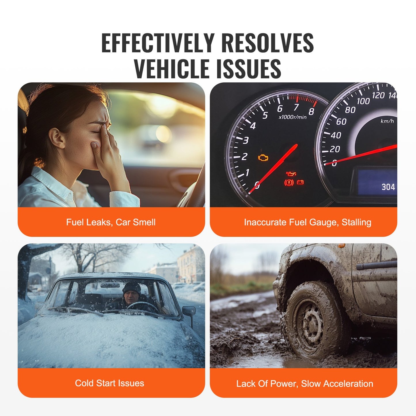 Högtrycksbränslepump 50-80 L/h Flödeshastighet 0,5 Mpa Tryck för Buick Lacrosse, Regal, Verano, Chevrolet Captiva Sport, Equinox, Impala, Malibu, Gmc Terrain 2010-2017