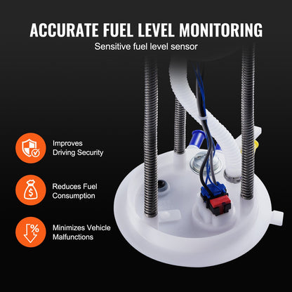 Electric Fuel Pump Module Assembly, Compatible with Chevrolet Silverado 1500 1999-2003, 2500 1999-2003, 3500 2001-2003, and GMC Sierra 1500 1999-2003, 2500 1999-2003, 3500 2001-2003