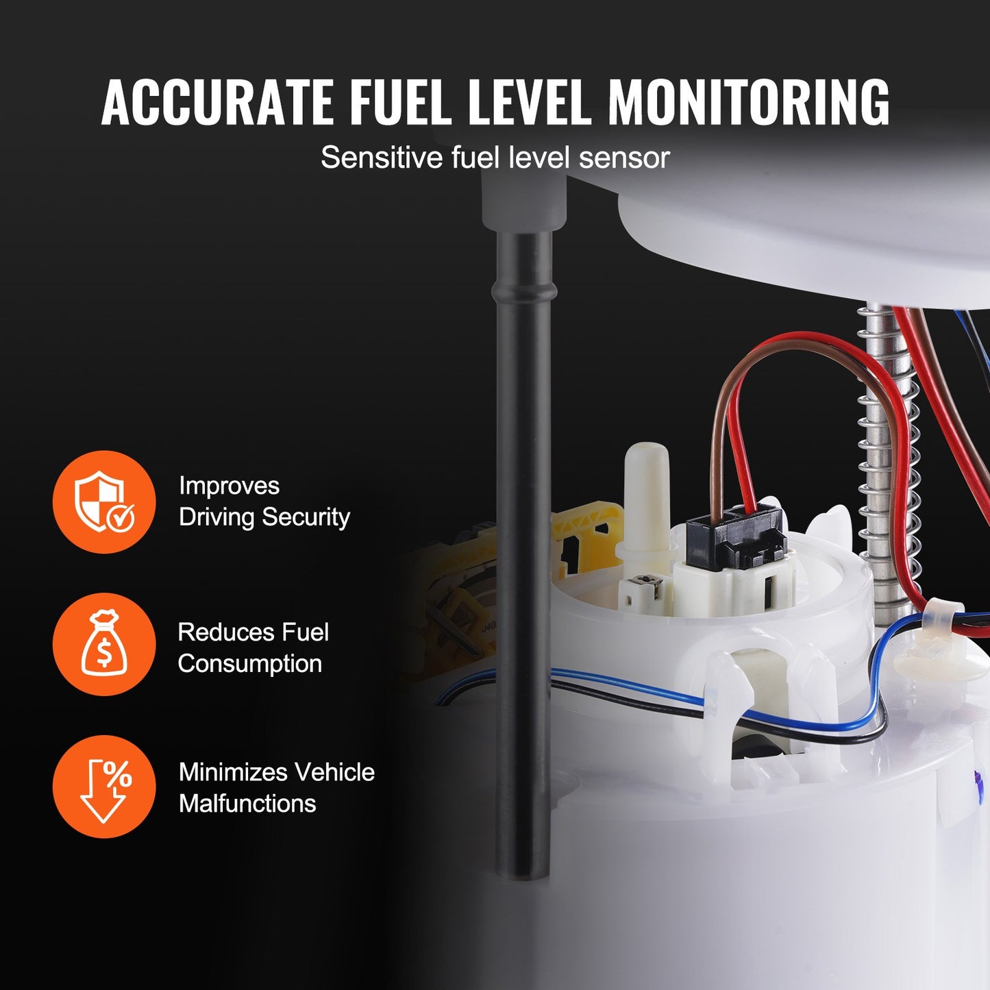 Electric Fuel Pump Module Assembly, Compatible with 2005-2017 Chrysler 300, 2008-2017 Dodge Challenger, 2006-2015 Dodge Charger, 2005-2008 Dodge Magnum, V6 V8 2.7L 3.5L 3.6L 5.7L 6.1L 6.4L