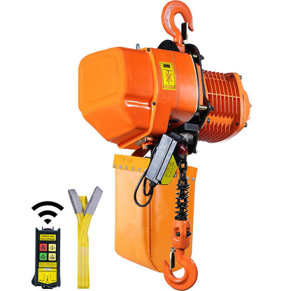 Electric chain hoist Three phase crane hoist 4400 lbs Load 20 feet lift