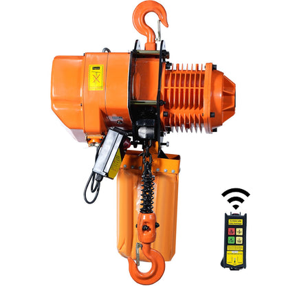 Electric chain hoist Three phase crane hoist 4400 lbs Load 20 feet lift