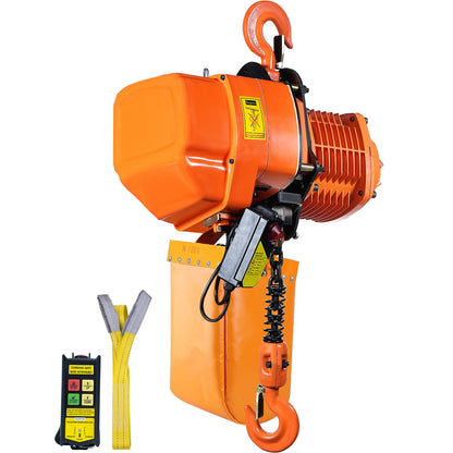 Electric chain hoist Three phase crane hoist 4400 lbs Load 20 feet lift