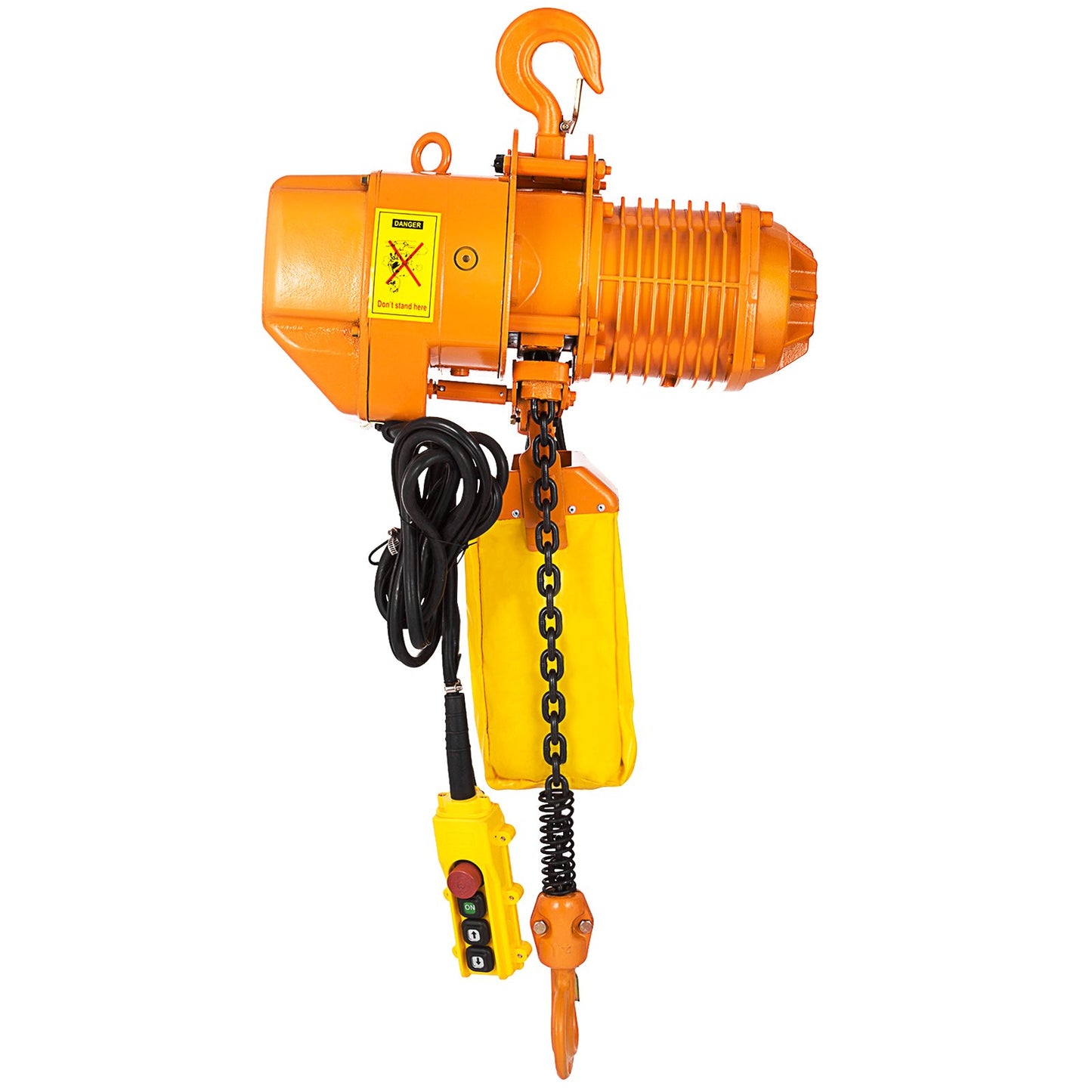 Electric Chain Hoist Single Phase Crane Hoist 2200 lbs Load 13 Feet Lift