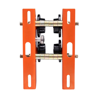 Elektrisk lyftvagn manuell, 1100 lbs/0,5 ton Kapacitet för PA200 PA250 PA300 PA400 PA500, skjutbalkvagn med dubbla hjul, 2,36"-4,72" justerbar flänsbredd för rakböjd I-balk