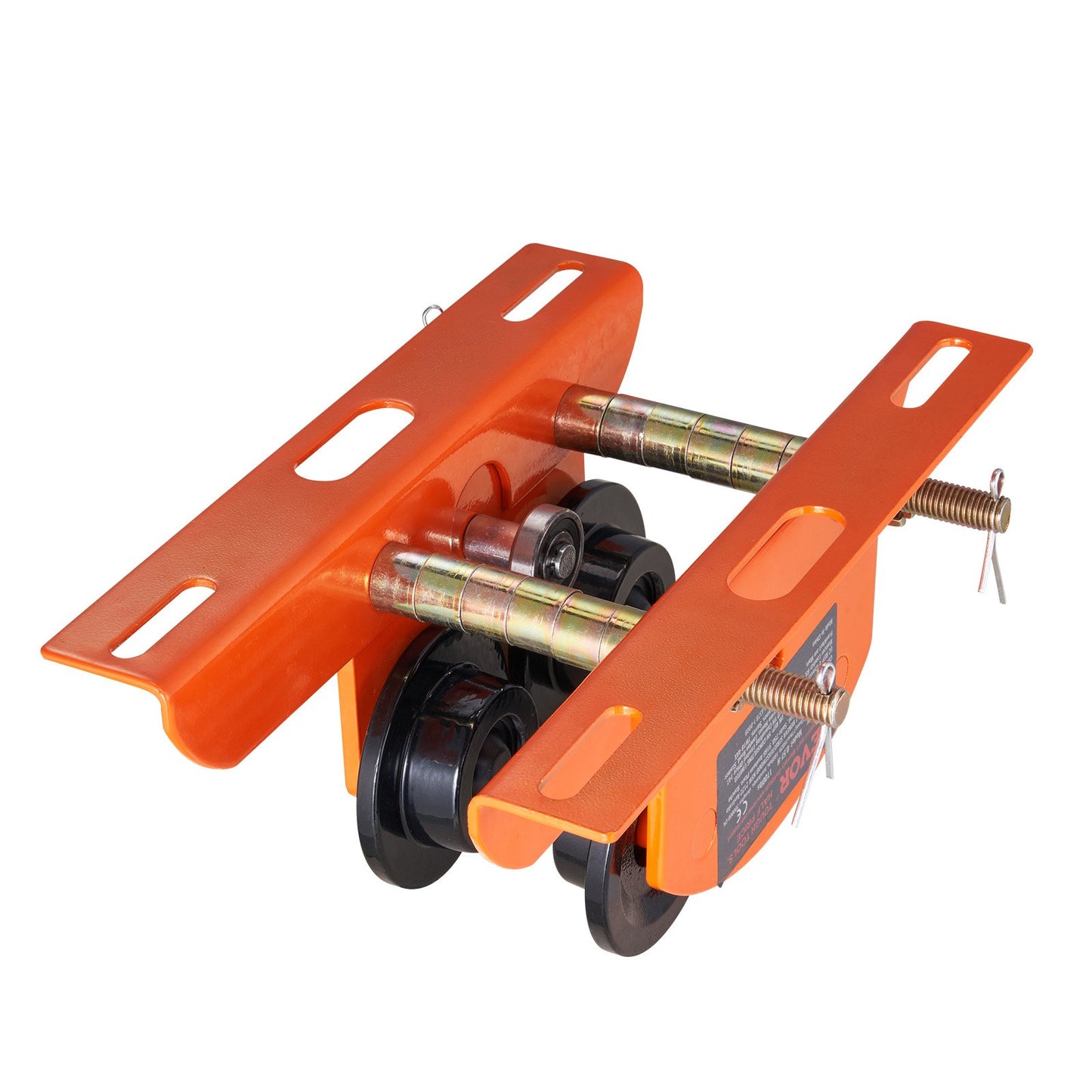 Elektrisk lyftvagn manuell, 1100 lbs/0,5 ton Kapacitet för PA200 PA250 PA300 PA400 PA500, skjutbalkvagn med dubbla hjul, 2,36"-4,72" justerbar flänsbredd för rakböjd I-balk