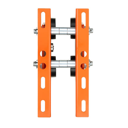 Manueller elektrischer Hebewagen, 2200 lbs/1 Tonne Kapazität für PA200 PA250 PA300 PA400 PA500, Schubbalkenwagen mit Doppelrad, 2,68"-4,33" einstellbare Balkenflanschbreite für gerade gebogene I-Träger