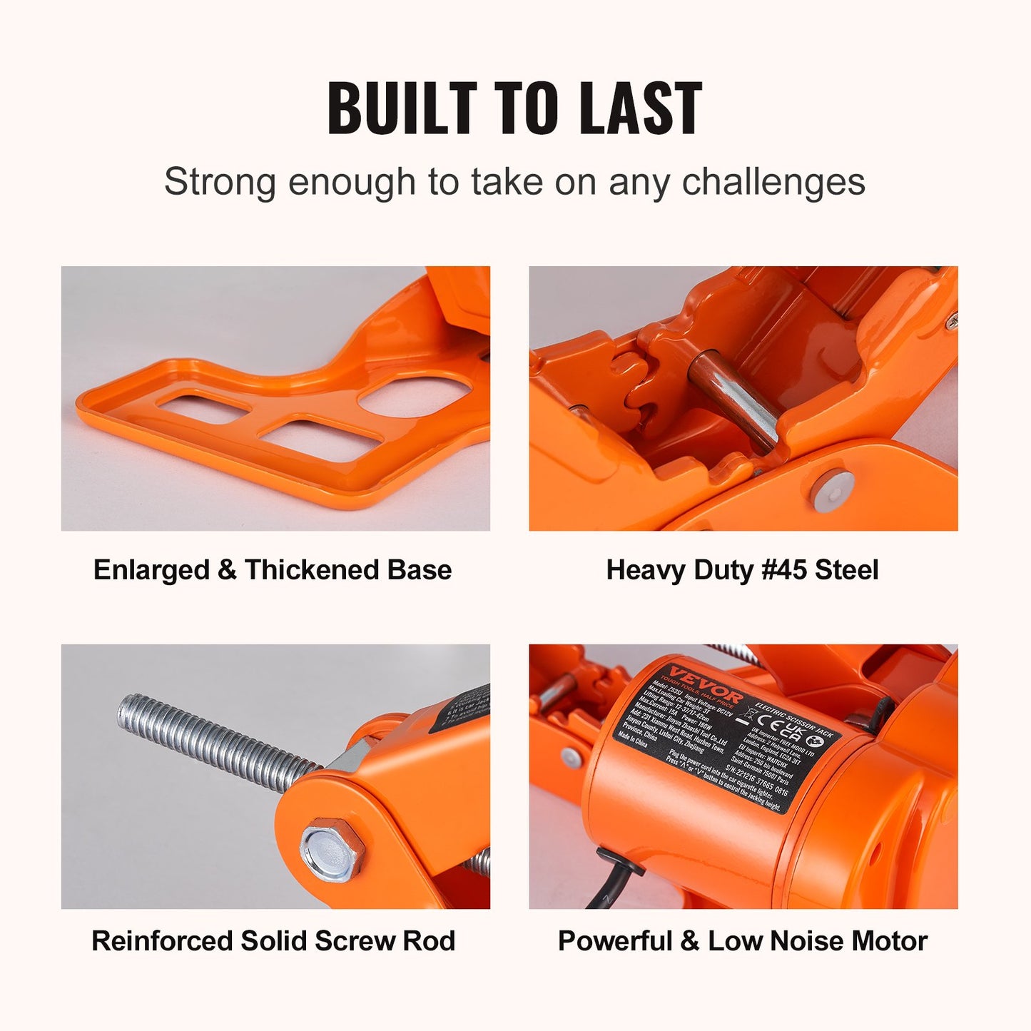 Elbil Jack Golv Jack 3 Ton elektrisk sax Jack bil reparationsverktyg