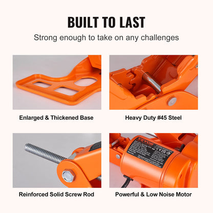 Elbil Jack Golv Jack 3 Ton elektrisk sax Jack bil reparationsverktyg