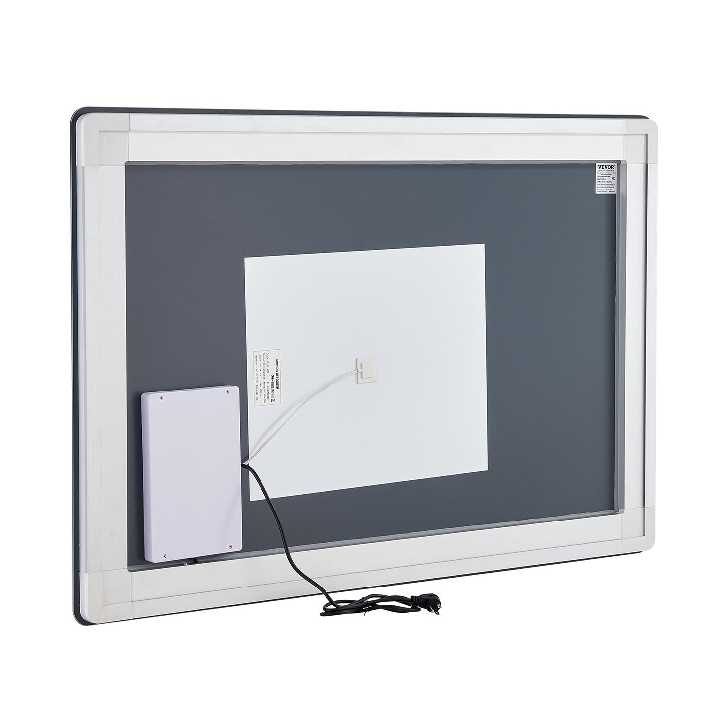 LED Bathroom Mirror, 32" x 48" LED Bathroom Vanity Mirror with Frontlit and Backlit, Anti-Fog Memory Mirror with Lights, Stepless 3 Colors Temperature Dimmable Bathroom Mirror, Wall Mounted