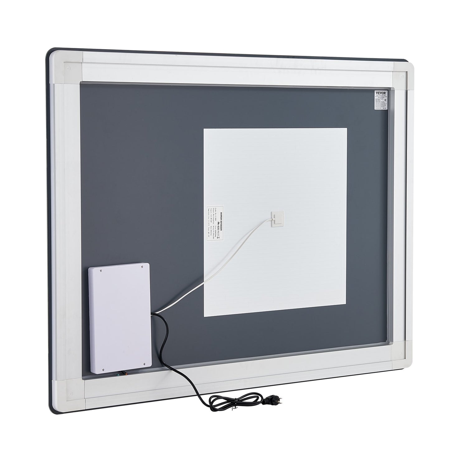 LED Bathroom Mirror, 36" x 48" LED Bathroom Vanity Mirror with Frontlit and Backlit, Anti-Fog Memory Mirror with Lights, Stepless 3 Colors Temperature Dimmable Bathroom Mirror, Wall Mounted