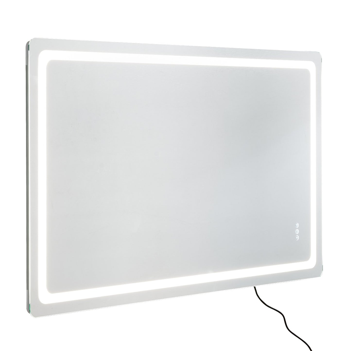 LED Bathroom Mirror, 36" x 60" LED Bathroom Vanity Mirror with Frontlit and Backlit, Anti-Fog Memory Mirror with Lights, Stepless 3 Colors Temperature Dimmable Bathroom Mirror, Wall Mounted